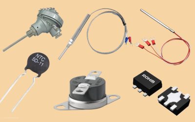 What are the different types of temperature sensors in air conditioners?